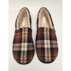 Royal Class MEN'S MEMORY FOAM SLIPPERS GREEN BLACK Size 13